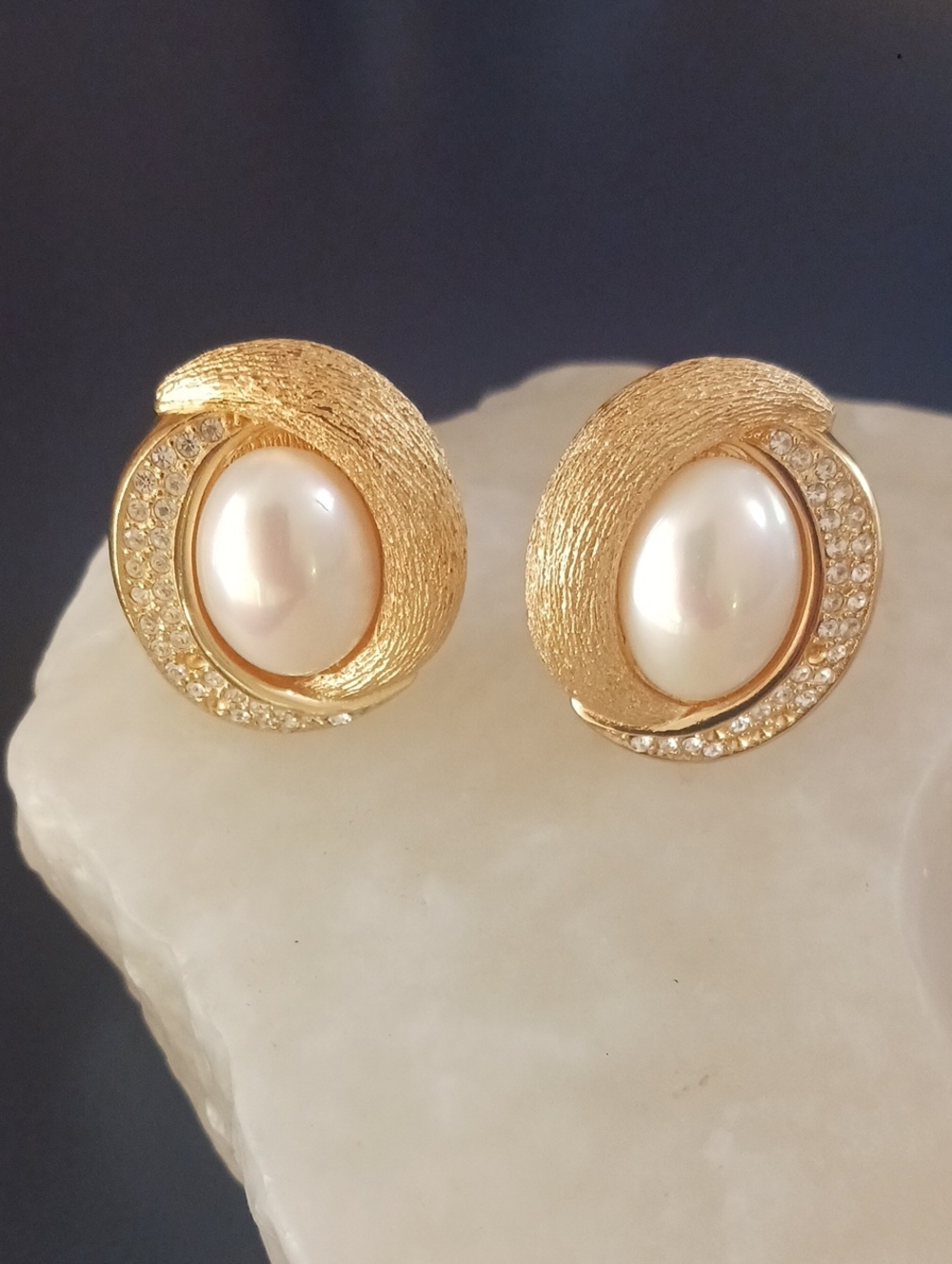 Vintage Dior Clip On Earrings